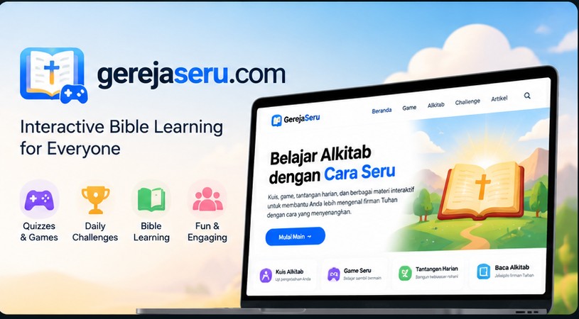 GerejaSeru.com interactive Bible learning platform